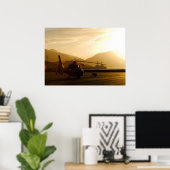 KustGuard HH-65C Dolphin Helikopter Poster (Thuiskantoor)