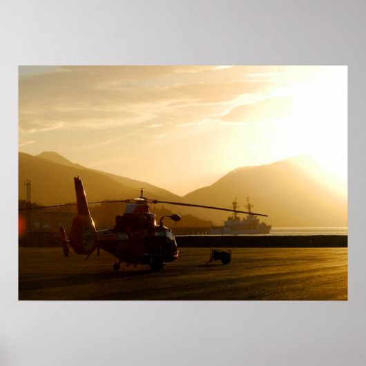KustGuard HH-65C Dolphin Helikopter Poster (Voorkant)