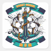 KustGuard Mam Vierkante Sticker (Voorkant)