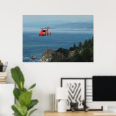KustGuard MH-65 Dolphin Helikopter Poster (Thuiskantoor)