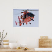KustGuard MH-65 Dolphin Helikopter Poster (Keuken)