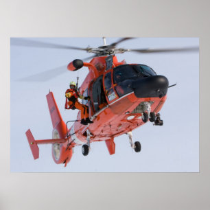 KustGuard MH-65 Dolphin Helikopter Poster