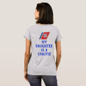 KustGuard MOM Mijn dochter is een colastie T-shirt (Achterkant volledig)