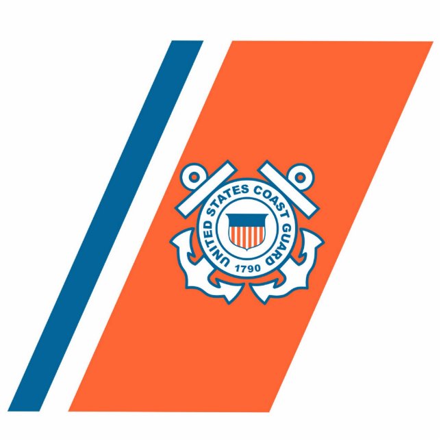 KustGuard Racing Stripe Sculpture Staand Fotobeeldje (Voorkant)