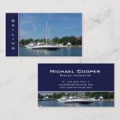 KustGuard-Visitekaartjes Zeilboardblauw Visitekaartje (Voorkant / Achterkant)