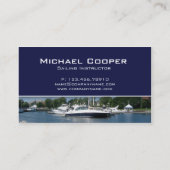 KustGuard-Visitekaartjes Zeilboardblauw Visitekaartje (Achterkant)