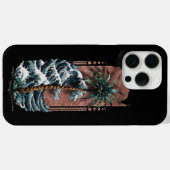 Kustharmonie: Palmboom bij het Zee Case-Mate iPhone Case (Achterkant (horizontaal))