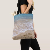 Kusthart in oceaanzand tote bag (Dichtbij)