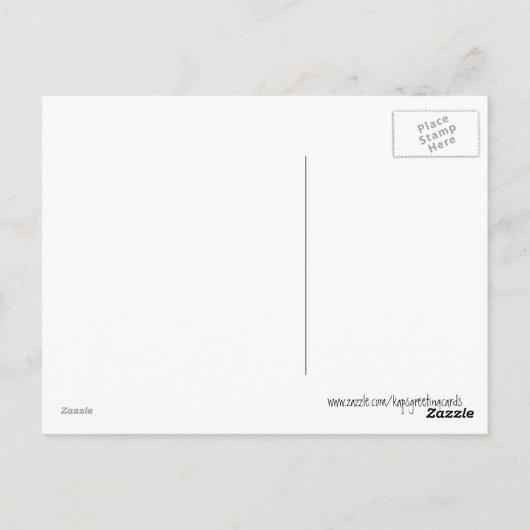 Kusthaven II Briefkaart (Achterkant)