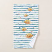 KUSTHELDERE WATERVERF TROPISCHE VIS, STRAND BAD HANDDOEK (Handdoek)