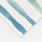 KUSTHELDERE WATERVERF TROPISCHE VIS, STRAND FLEECE DEKEN (Hoek)