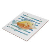 KUSTHELDERE WATERVERF TROPISCHE VIS, STRAND TEGELTJE (Zijkant)