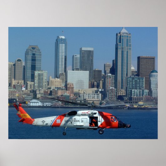 Kusthelikopter HH-60 Jayhawk Poster (Voorkant)
