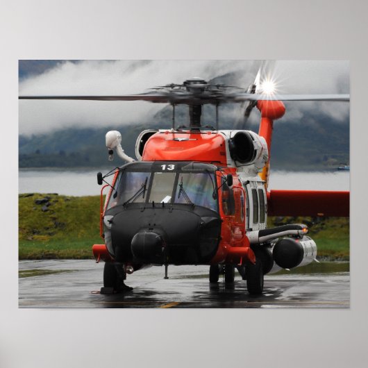 Kusthelikopter MH-60 Jayhawk Poster (Voorkant)