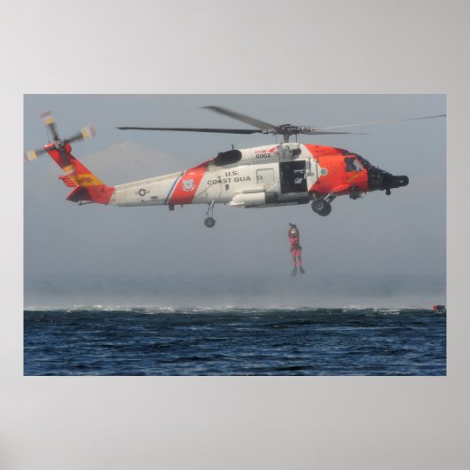 Kusthelikopter MH-60 Jayhawk Poster (Voorkant)