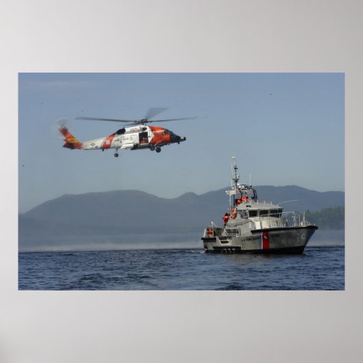 Kusthelikopter MH-60 Jayhawk Poster (Voorkant)
