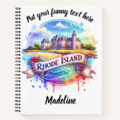 Kustherenhuis in RI bij zonsondergang Notitieboek (Voorkant)