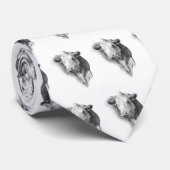 KUSTHOOFD IN PENCIL: STROPDAS (Opgerold)