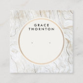 Kusthout dat Joodse houten vertoning Kaart veroorz Vierkante Visitekaartje (Voorkant)