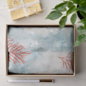 Kusthuis Aqua Schelpenpatroon Tissuepapier (Geschenk)