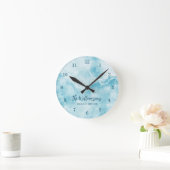 Kusthuis voor Blauwgroen blauw gezin Ronde Klok (Huis)