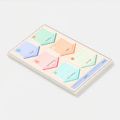 Kusthuisjes Strandhuisjes Dagelijkse Planner Post-it® Notes (Schuin)
