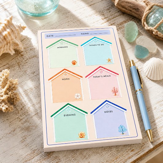 Kusthuisjes Strandhuisjes Dagelijkse Planner Post-it® Notes