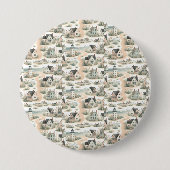 Kusthuisvuurtorenpatroon Ronde Button 7,6 Cm (Voorkant)
