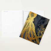  kustinktvis (Octopus Gold Black Blue) Waterverf Planner (Display)