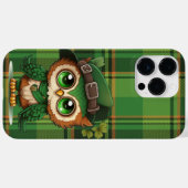 KUSTIRISH OWL MET GROENE PLAID PATROON Case-Mate iPhone CASE (Achterkant (horizontaal))
