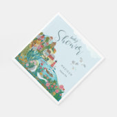 Kustjongen baby shower feest servet (Hoek)