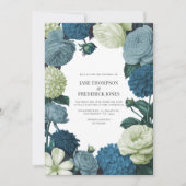 Kustjuniper, getijdeschuim en diep rifblauw kaart (Voorkant)