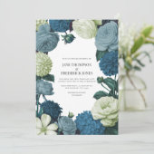 Kustjuniper, getijdeschuim en diep rifblauw kaart (Staand voorkant)