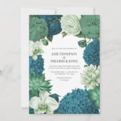 Kustjuniper, getijdeschuim en diep rifblauw kaart (Voorkant)
