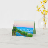 Kustkaap-Wenskaart Kaart (Gele Bloem)