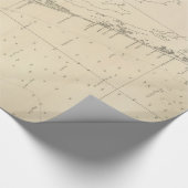 kustkaart North Carolina en Virginia Cadeaupapier (Hoek)