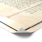  Kustkaart van Florida Panhandle (1852) Poster (Hoek)