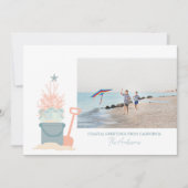 Kustkaart voor kerstfoto's vanaf de kust (Voorkant)