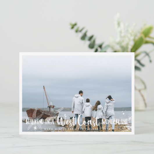 Kustkaart voor Seaside Holiday Photo Collage (Staand voorkant)