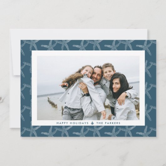 Kustkaart voor Seaside Holiday Photo Collage (Achterkant)