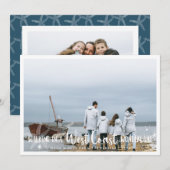 Kustkaart voor Seaside Holiday Photo Collage (Voorkant / Achterkant)