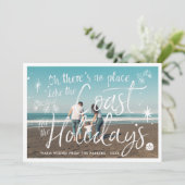 Kustkaart voor Seaside Holiday Photo Collage (Staand voorkant)