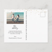 Kustkaart voor Seaside Holiday Photo Collage Briefkaart (Achterkant)