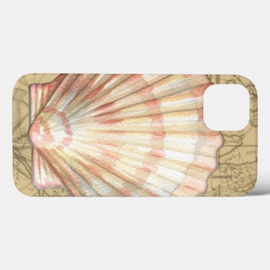 Kustkaartcollage Case-Mate iPhone Case (Achterkant (horizontaal))