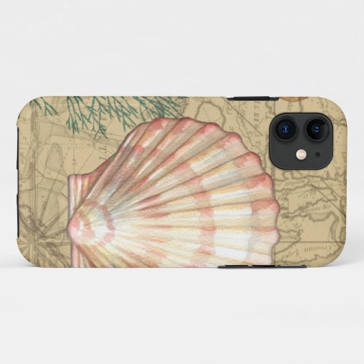 Kustkaartcollage Case-Mate iPhone Case (Achterkant (horizontaal))