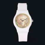 Kustkaartcollage Horloge<br><div class="desc">Er is niets heel anders dan deze kaart van het leven van het zee. Dit doorschijnende collectie van deze seizoenshellen zal geweldig zijn voor alle producten. Het geeft het afbeelding een gevoel en legt het leven van het zee onder water vast. Het bevat een roze en witte streep en een...</div>