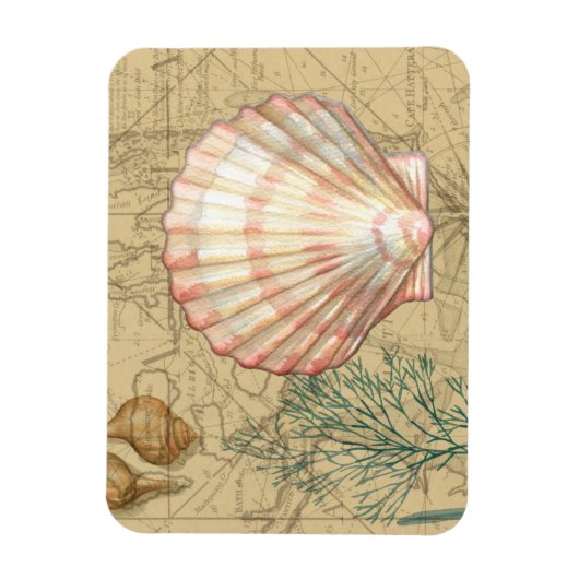 Kustkaartcollage Magneet (Verticaal)