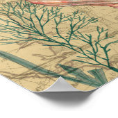 Kustkaartcollage Poster (Hoek)