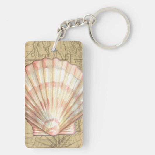 Kustkaartcollage Sleutelhanger (achterkant)