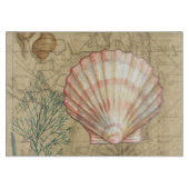 Kustkaartcollage Snijplank (Voorkant)